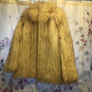 Fox fur coat